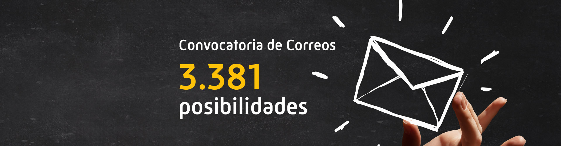 Convocatoria de Correos con 3.381 plazas